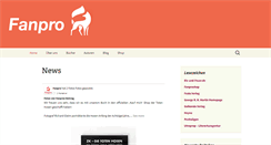 Desktop Screenshot of fanpro.de